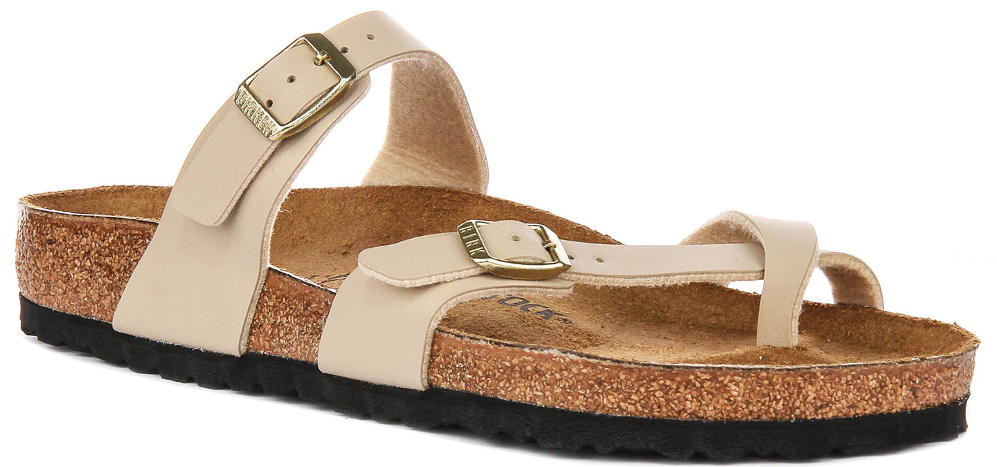 Birkenstock Mayari Sandalen | Beige suède leer voor Heren en Dames