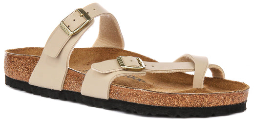Birkenstock Mayari Sandalen | Beige suède leer voor Heren en Dames