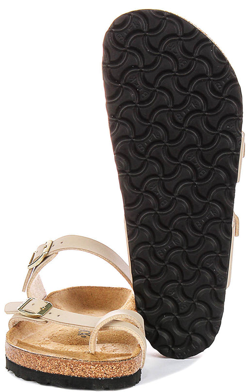 Birkenstock Mayari Sandalen | Beige suède leer voor Heren en Dames