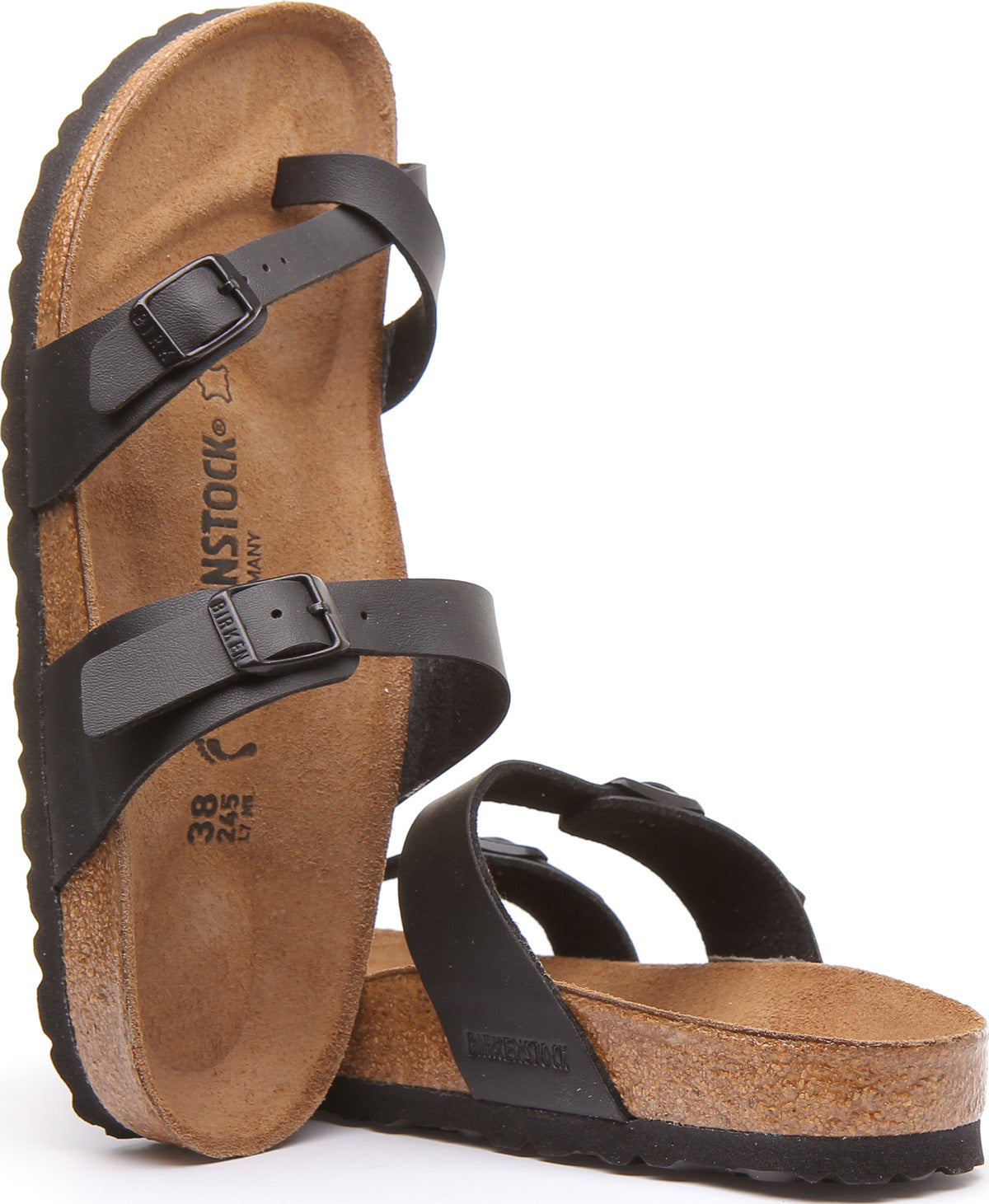 Birkenstock Mayari Sandalen | Zwart nubuck leer voor Dames