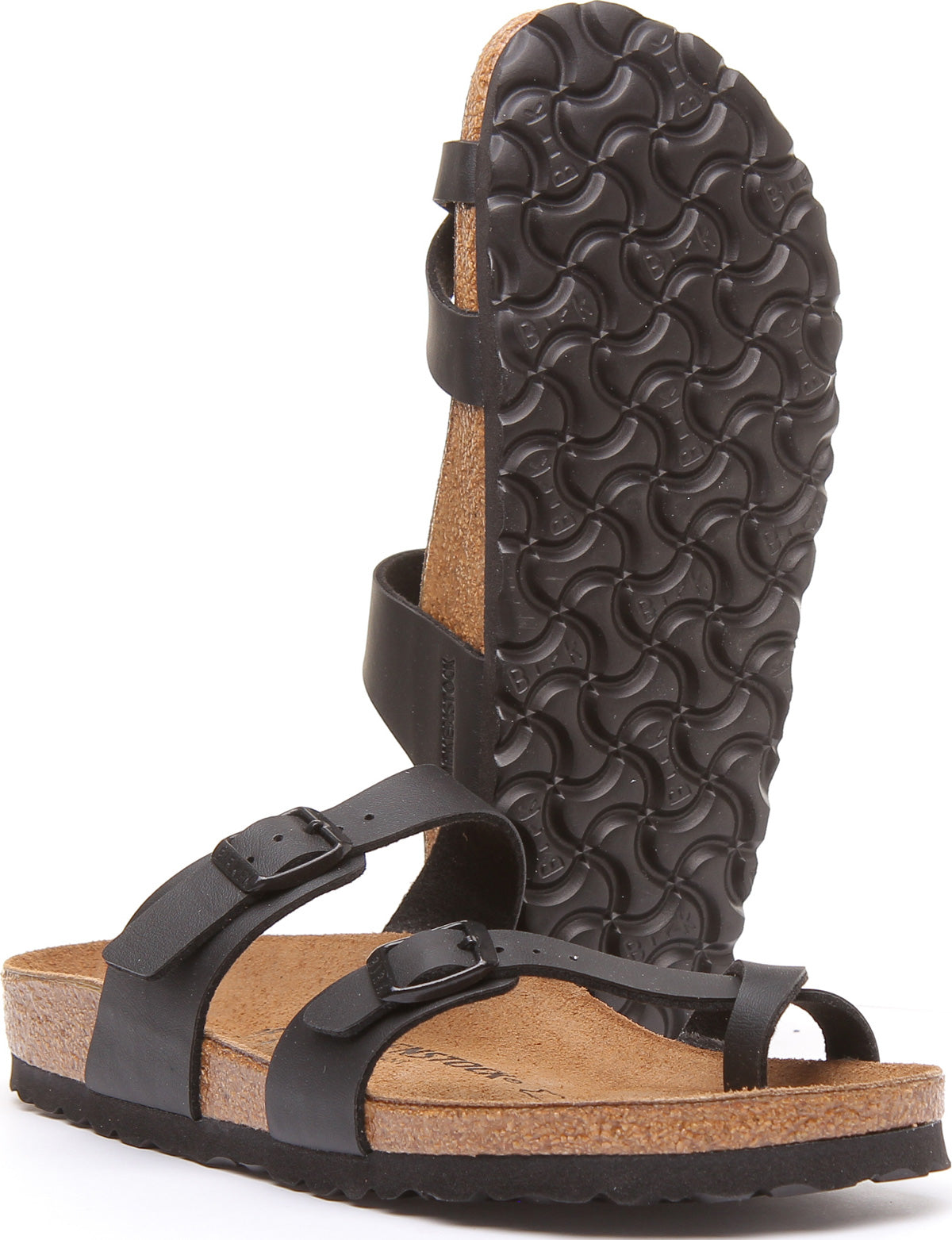 Birkenstock Mayari Sandalen | Zwart nubuck leer voor Dames
