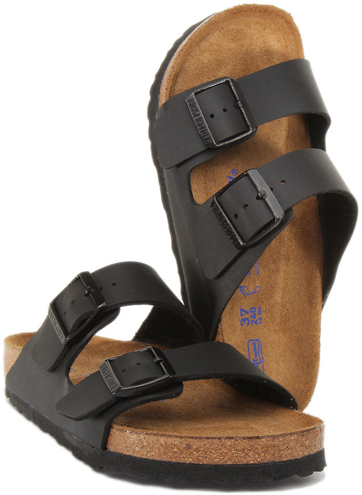 Sandalias Birkenstock Arizona | Birko-Flor negro para hombre y mujer
