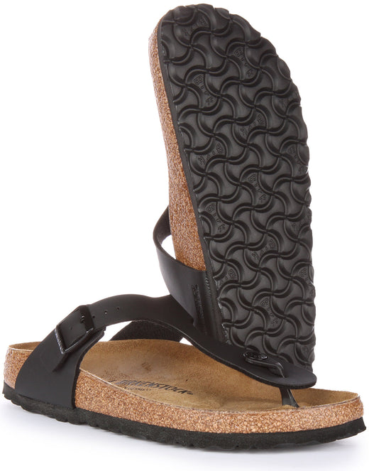 Birkenstock Gizeh Sandaler | Svart Birko-Flor för kvinnor