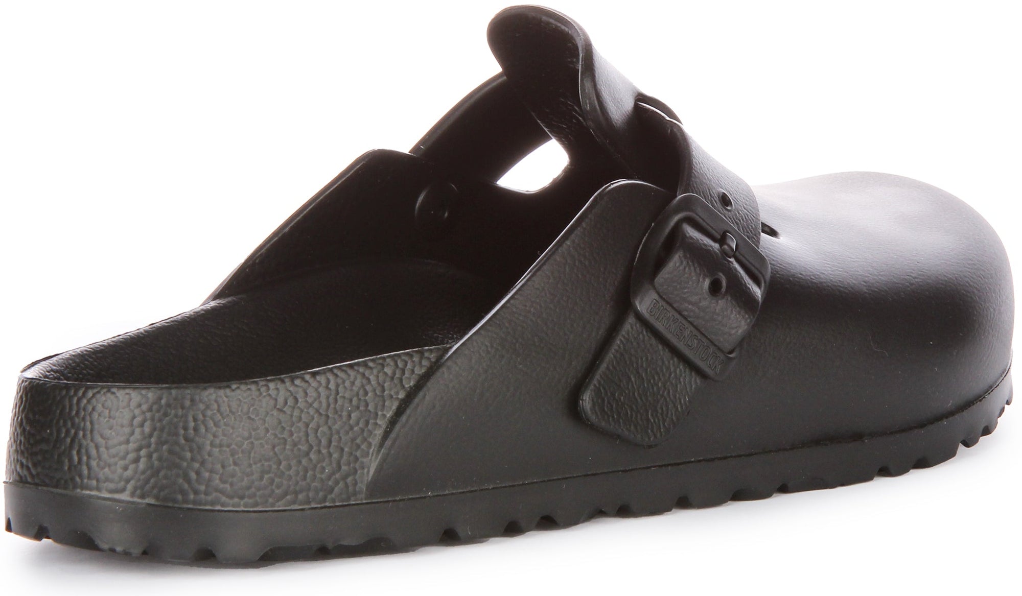 Zuecos Birkenstock Boston | EVA negro - Edición Essentials para mujer