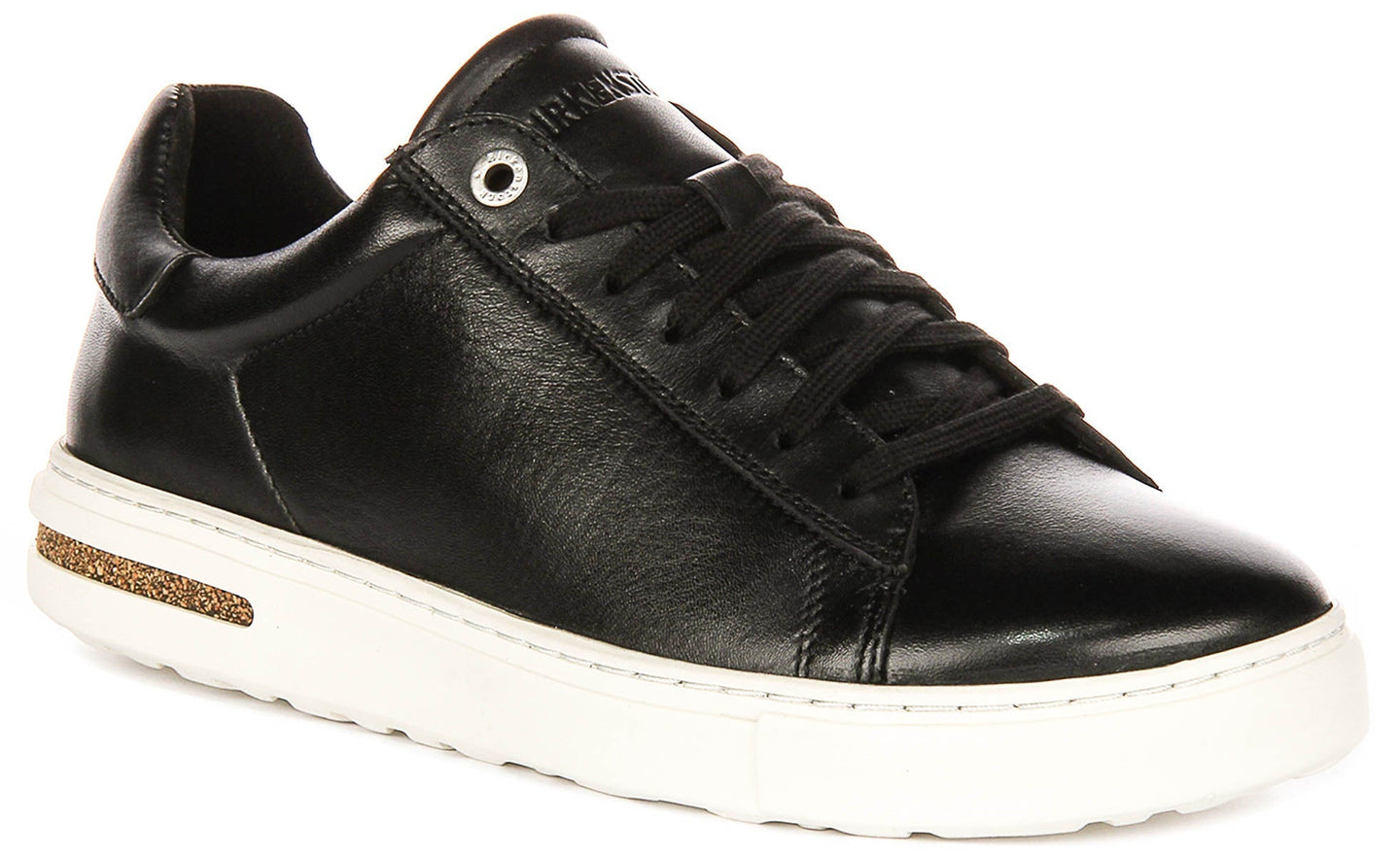Zapatillas bajas Birkenstock Bend | Cuero genuino negro para hombres y mujeres - Ajuste regular