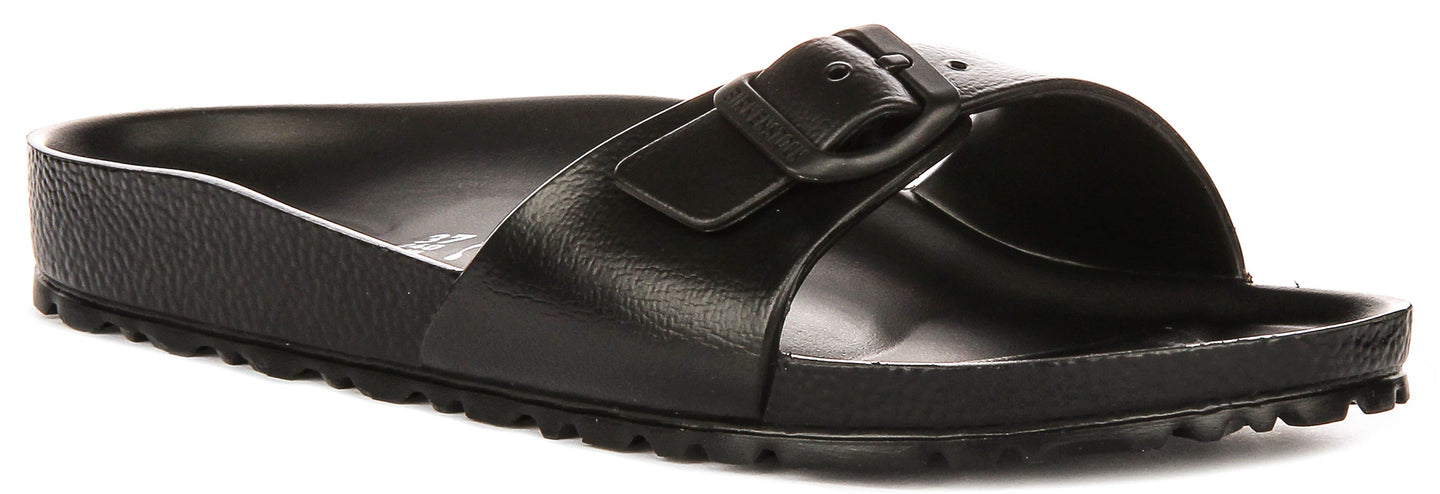 Sandalias Birkenstock Madrid | EVA negro para mujeres - ajuste estrecho