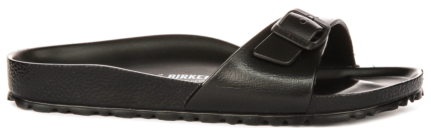 Sandalias Birkenstock Madrid | EVA negro para mujeres - ajuste estrecho