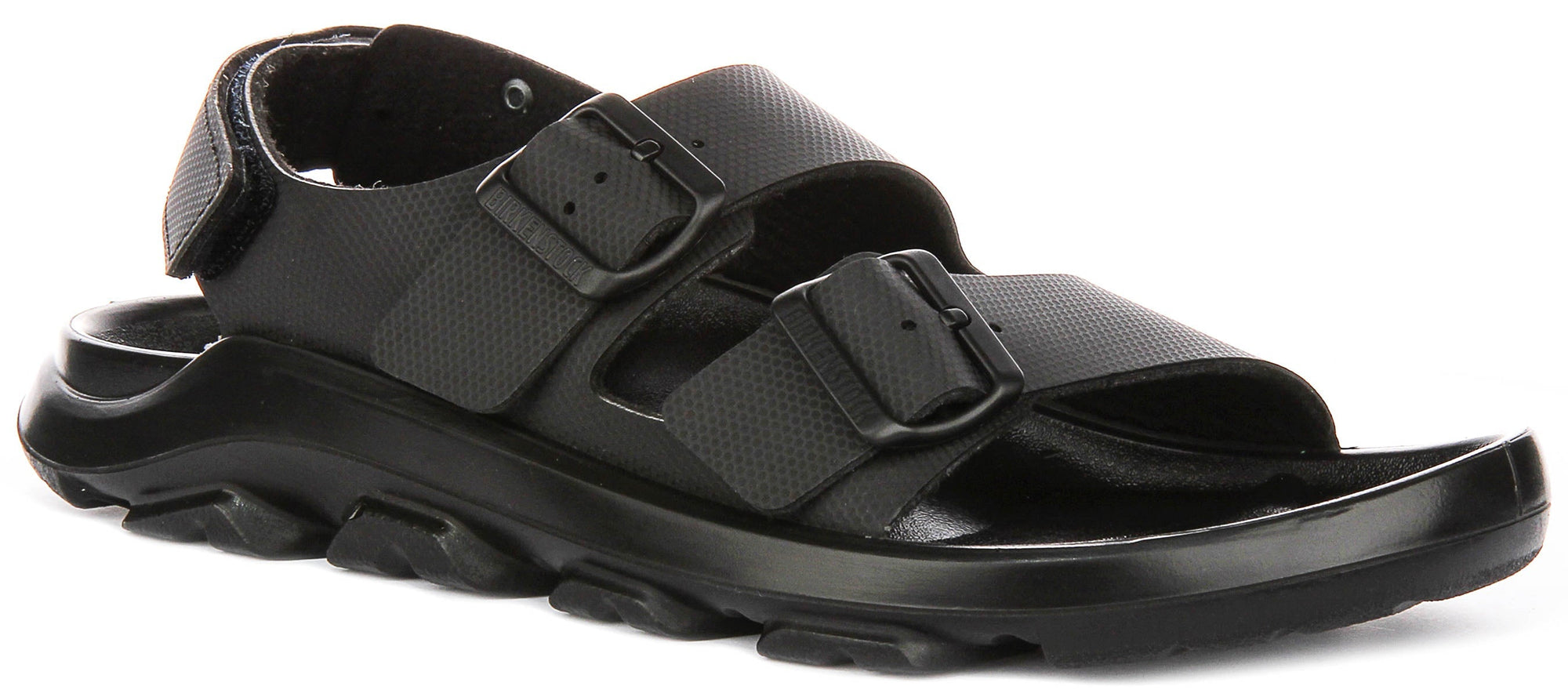 Zapatillas Birkenstock Mogami Terra | Cuero genuino negro para hombres - ajuste regular