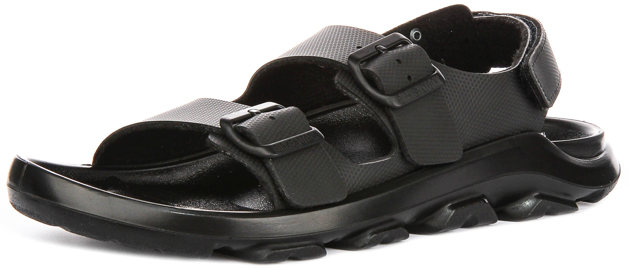 Zapatillas Birkenstock Mogami Terra | Cuero genuino negro para hombres - ajuste regular
