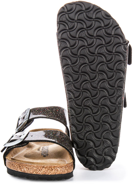 Sandalias Birkenstock Arizona | Birko-Flor negro - Multitono para niños