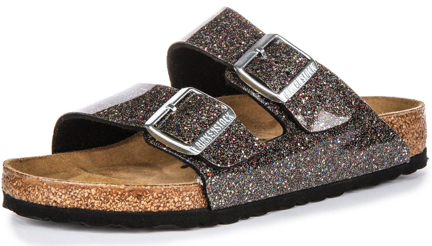 Sandalias Birkenstock Arizona | Birko-Flor negro - Multitono para niños