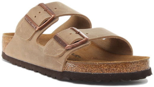 Birkenstock Arizona Sandalen | Bruin nubuck leer voor Dames