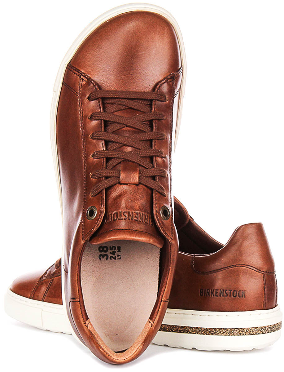 Zapatillas bajas Birkenstock Bend | Cuero genuino coñac para hombres y mujeres