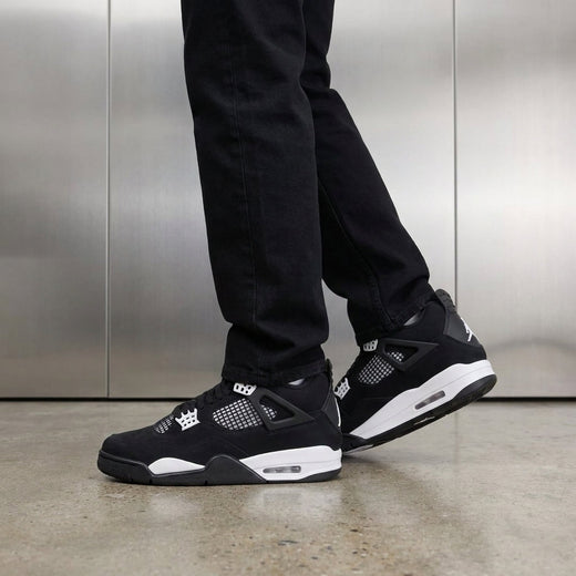 Jordan 4 Retro «White Thunder» (GS) (sin caja)