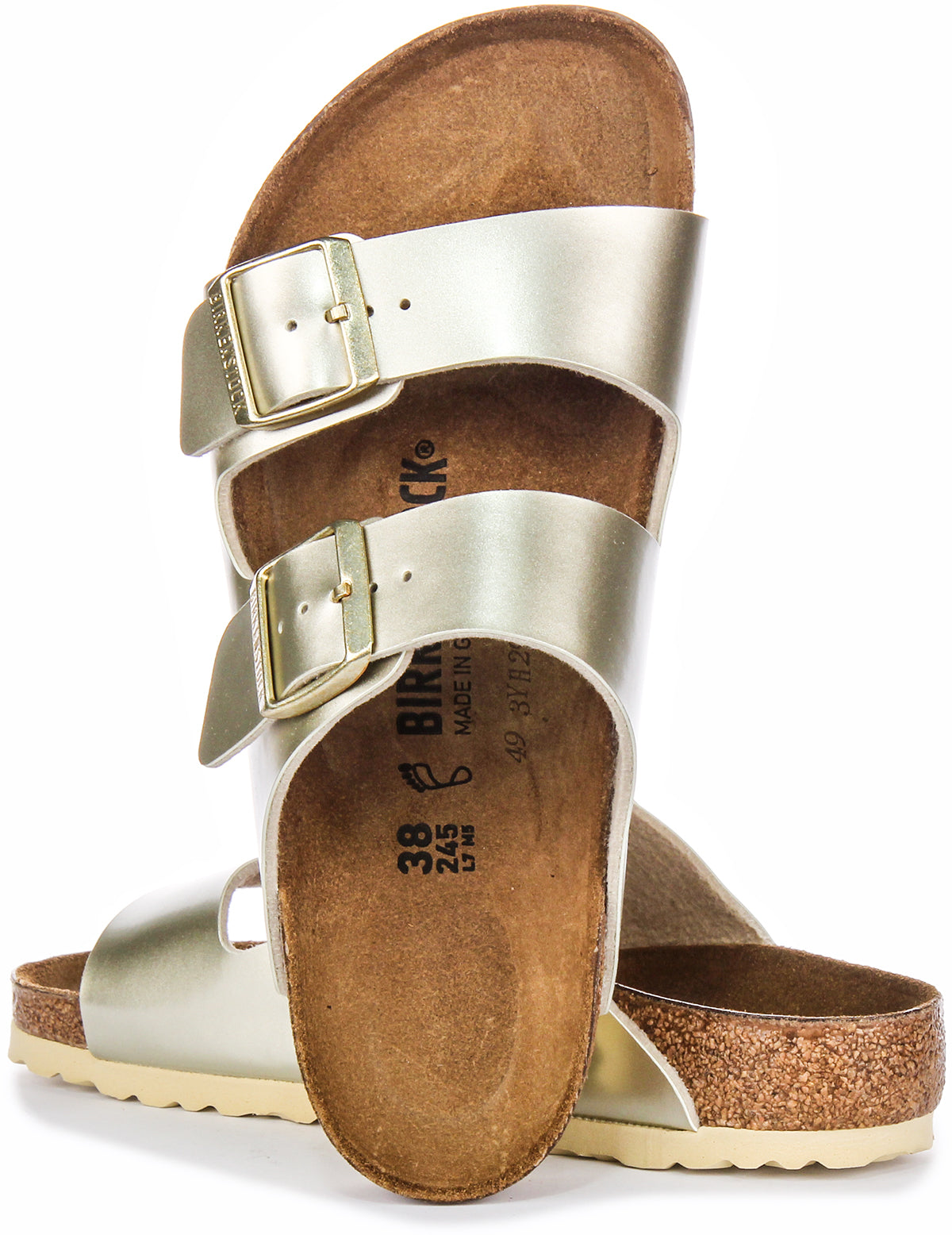 Sandalias Birkenstock Arizona | Birko-Flor dorado para niños