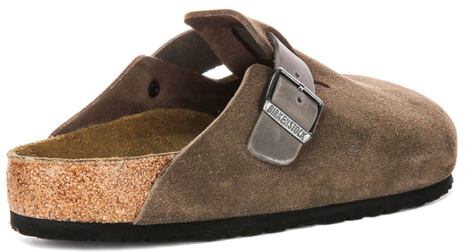 Birkenstock Boston Klompen | Bruin Birko-Flor voor Heren en Dames