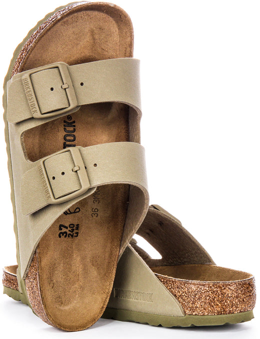 Birkenstock Arizona Sandalen | Khaki Birko-Flor voor heren en dames