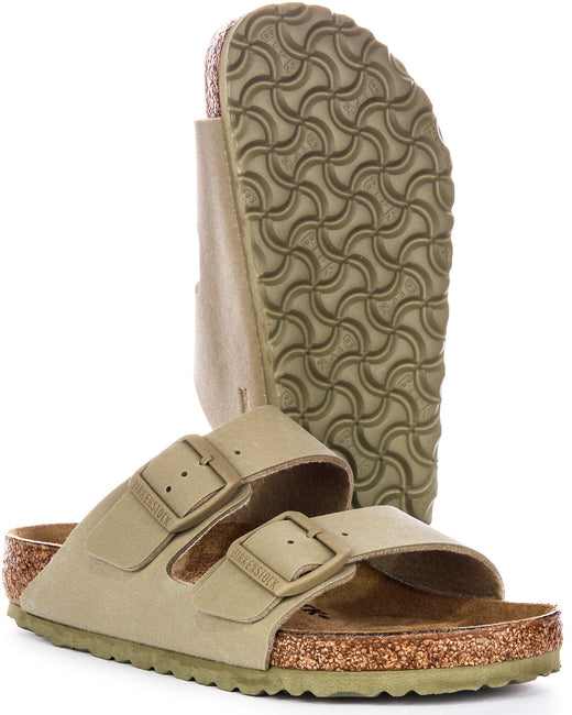 Birkenstock Arizona Sandalen | Khaki Birko-Flor voor heren en dames
