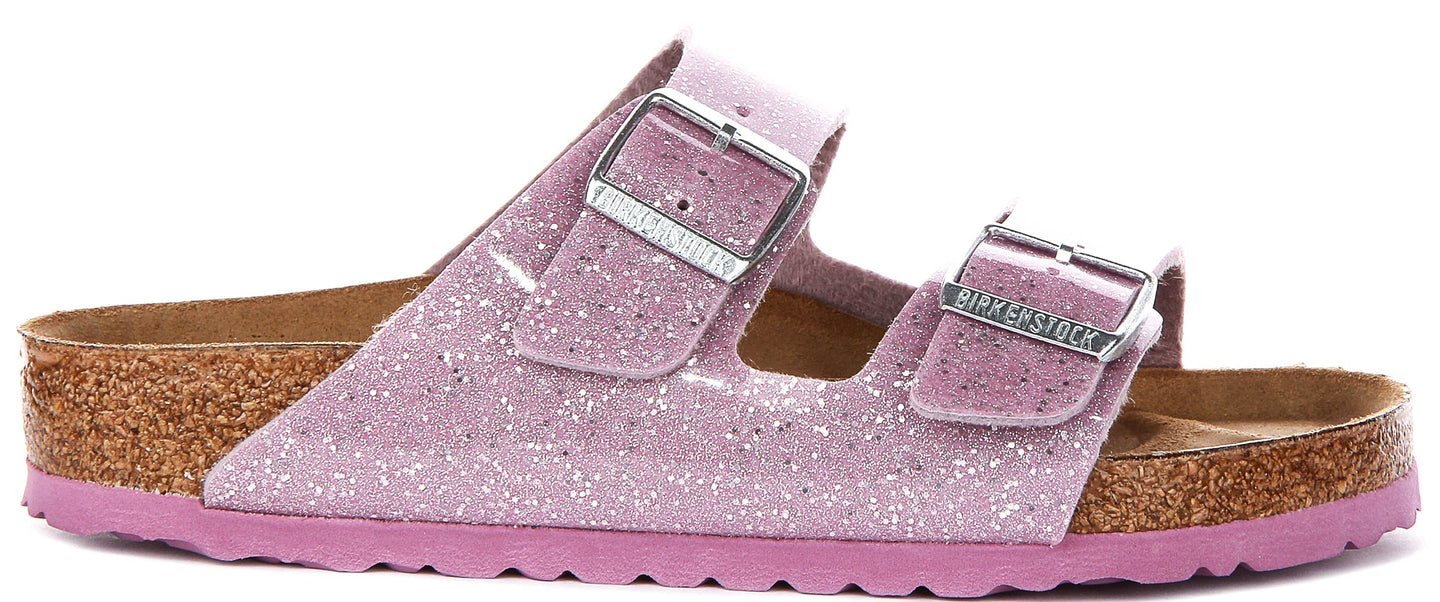 Sandalias Birkenstock Arizona | Birko-Flor lavanda para niños - Ajuste regular