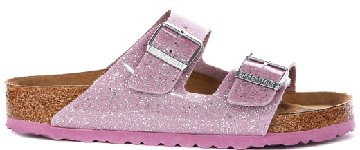 Sandalias Birkenstock Arizona | Birko-Flor lavanda para niños - Ajuste regular