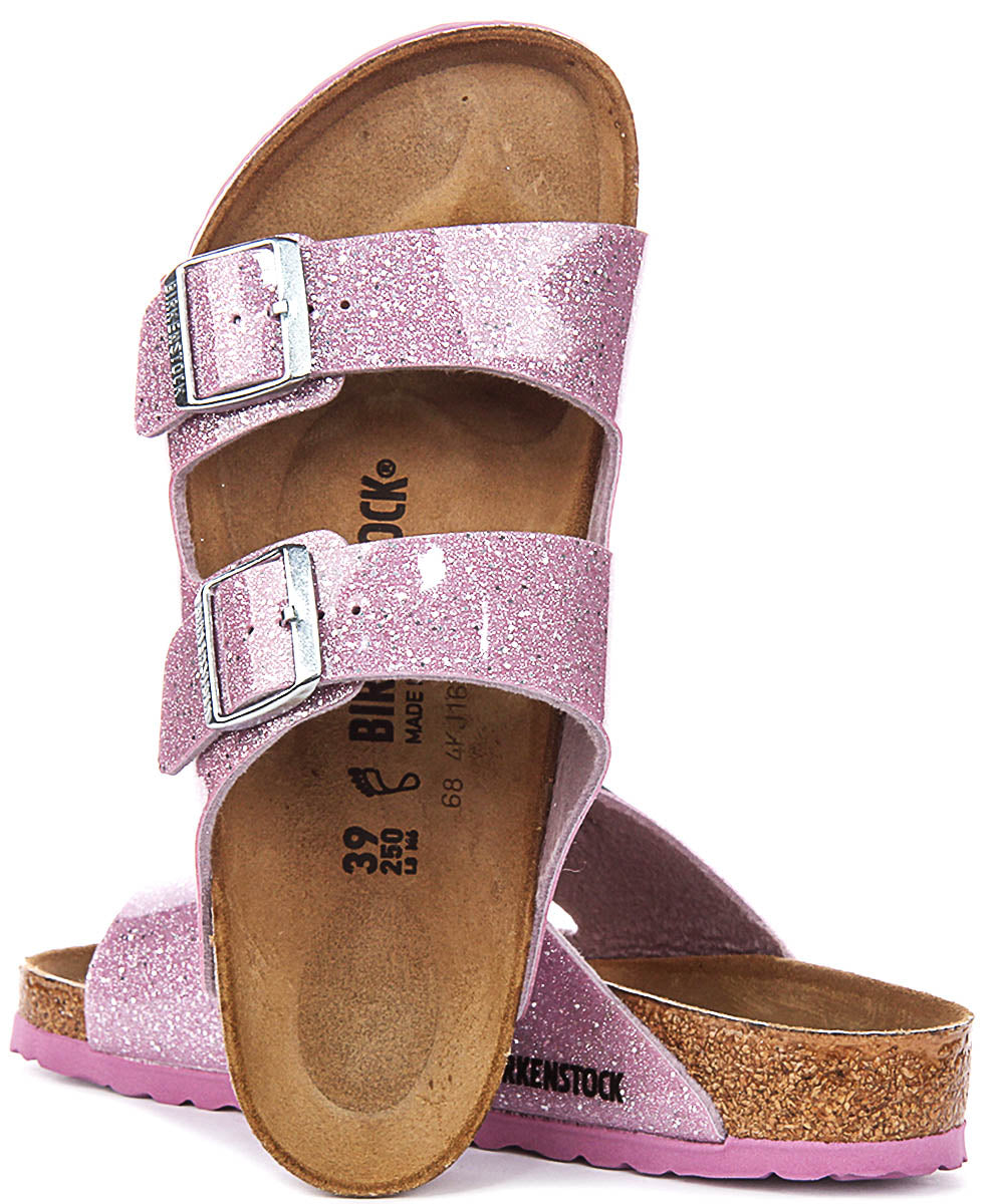 Sandalias Birkenstock Arizona | Birko-Flor lavanda para niños - Ajuste regular