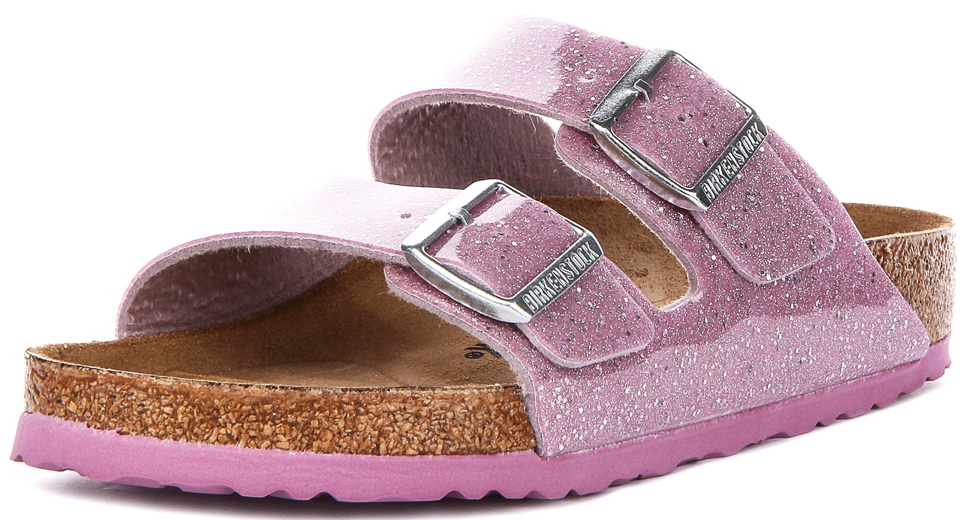 Sandales Birkenstock Arizona | Birko-Flor lavande pour enfants - Coupe normale