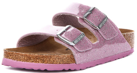 Sandalias Birkenstock Arizona | Birko-Flor lavanda para niños - Ajuste regular