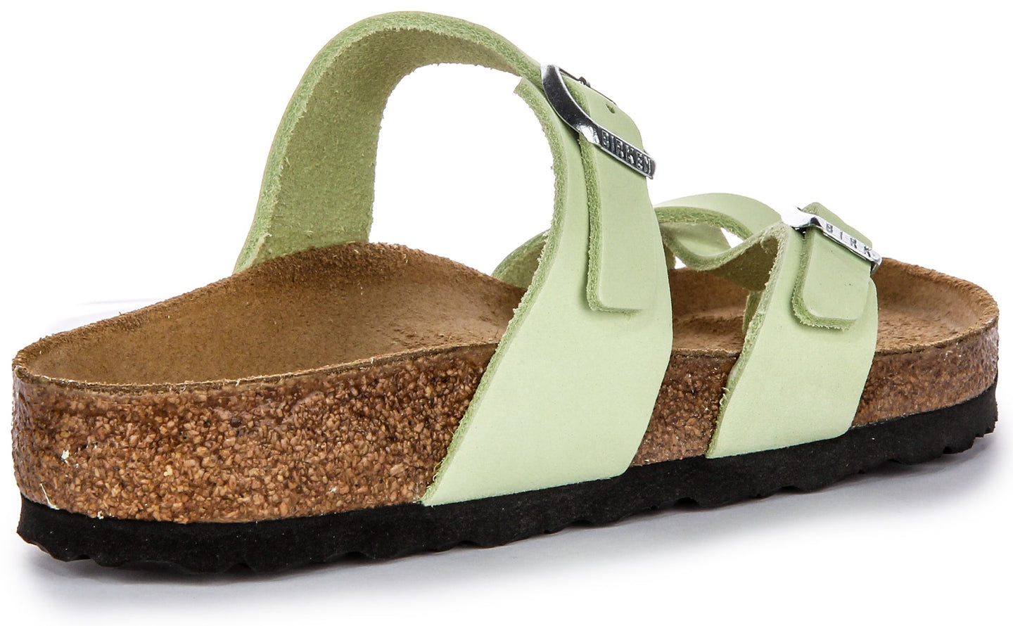 Sandalias Birkenstock Mayari | Cuero nobuk lima para mujeres