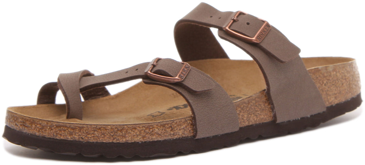 Birkenstock Mayari Sandalen | Mocha Birko-Flor voor Dames
