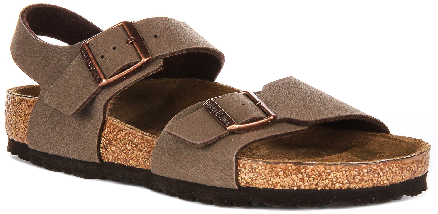 Zapatos Birkenstock New York | Mocha Birko-Flor para niños