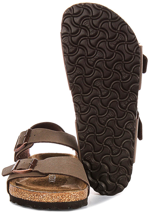 Zapatos Birkenstock New York | Mocha Birko-Flor para niños