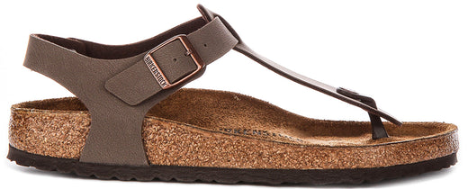 Zuecos Birkenstock Kairo | Birko-Flor moka para hombres y mujeres - Ajuste regular