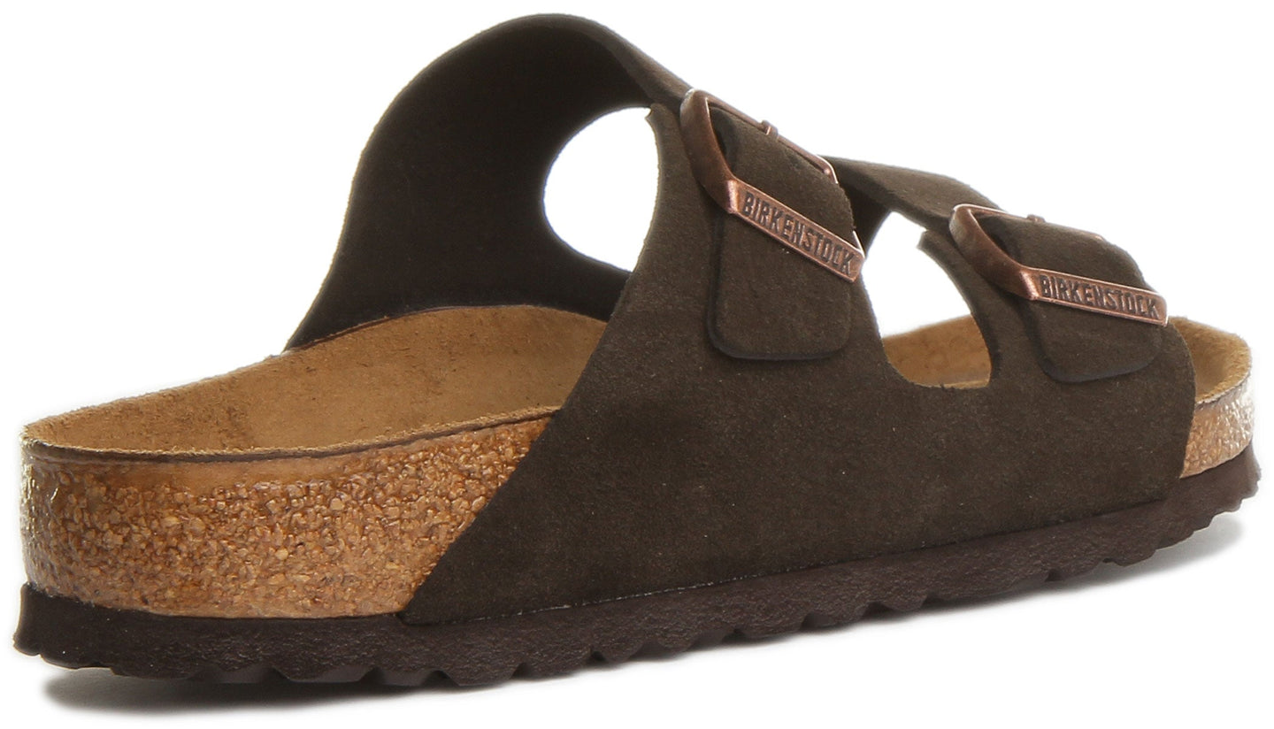Birkenstock Arizona Sandalen | Bruin echt leer voor dames