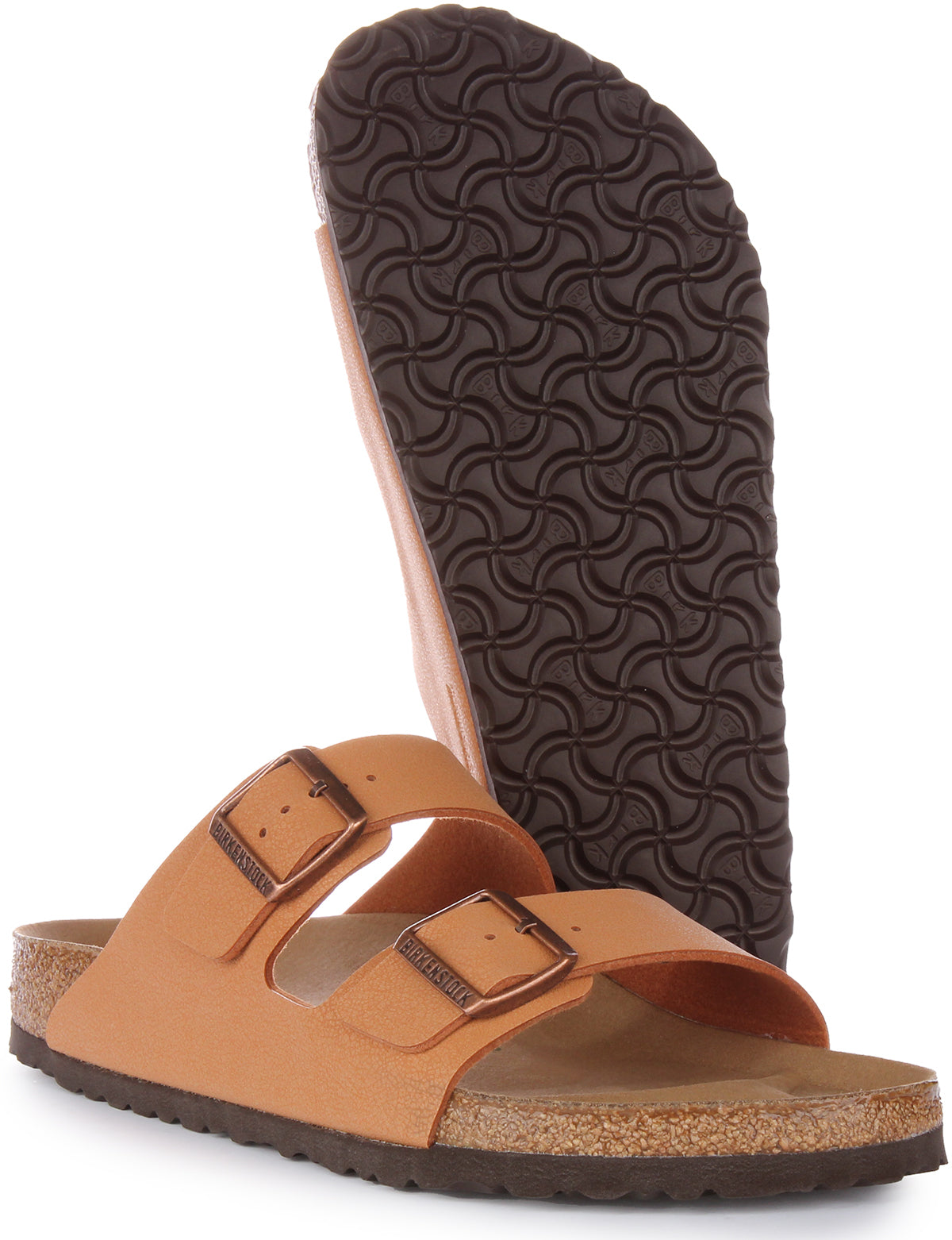 Birkenstock Arizona Sandalen | Perzik Birko-Flor - Veganistisch vriendelijk voor heren en dames