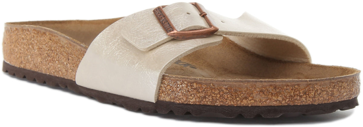 Birkenstock Madrid Sandalen | Wit Birko-Flor voor Dames
