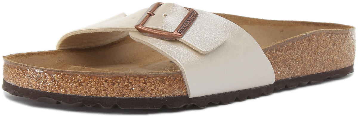 Birkenstock Madrid Sandalen | Wit Birko-Flor voor Dames