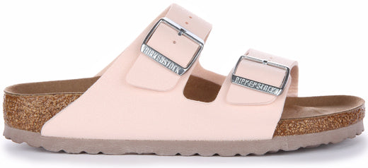 Sandalias Birkenstock Arizona | Birkibuc rosa - Apto para veganos para mujer