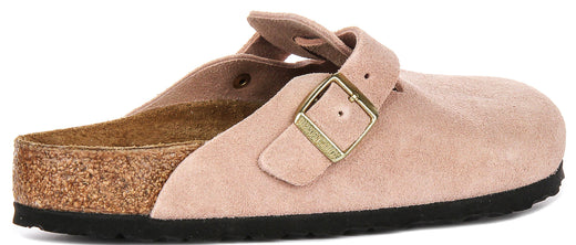 Birkenstock Boston Klompen | Roze Birko-Flor voor Heren en Dames