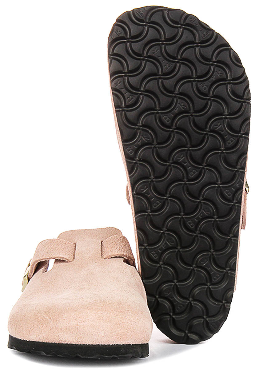 Birkenstock Boston Klompen | Roze Birko-Flor voor Heren en Dames