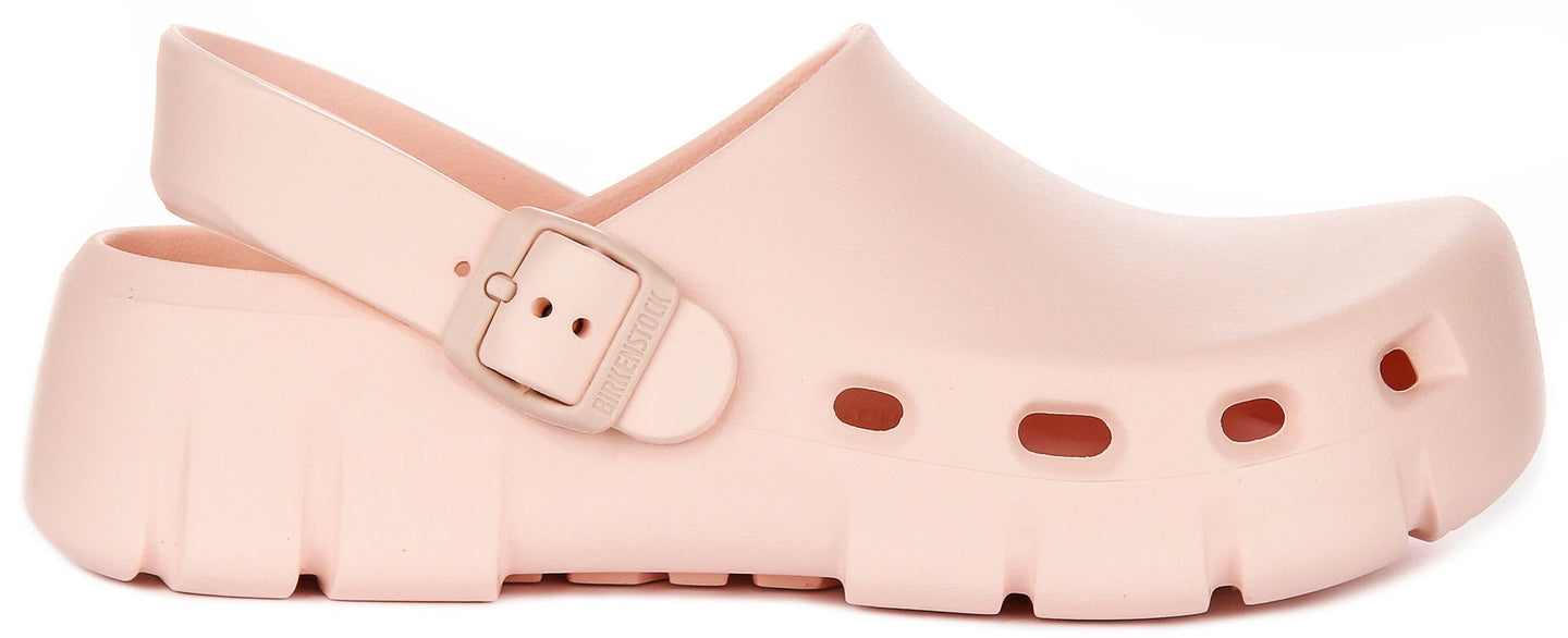 Zuecos Birkenstock Birki Flow | EVA rosa para mujeres - ajuste regular