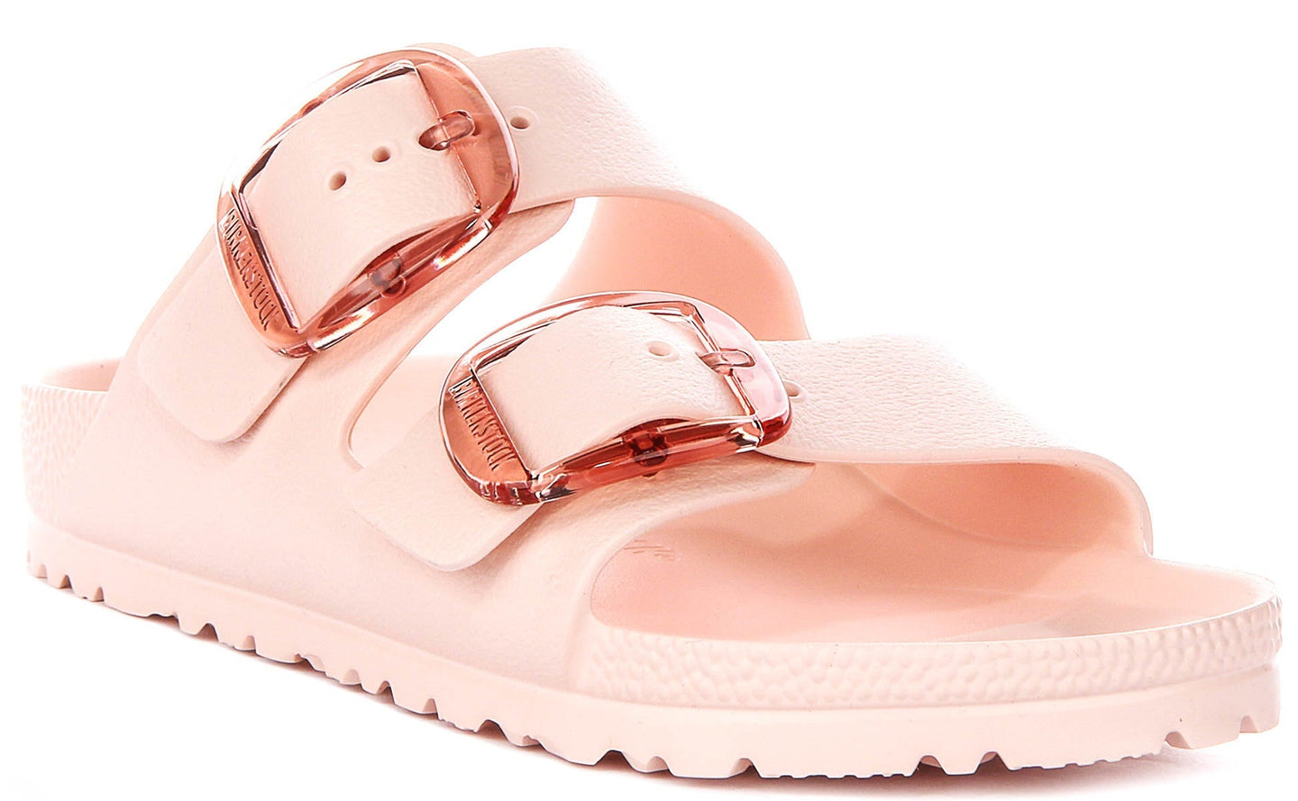 Sandalias Birkenstock Arizona | EVA rosa - Hebilla grande para mujer - Ajuste estrecho