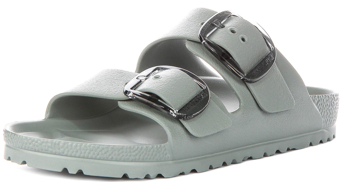 Birkenstock Arizona Sandalen | Saliegroen EVA - Grote Gesp voor Dames - Smalle Pasvorm