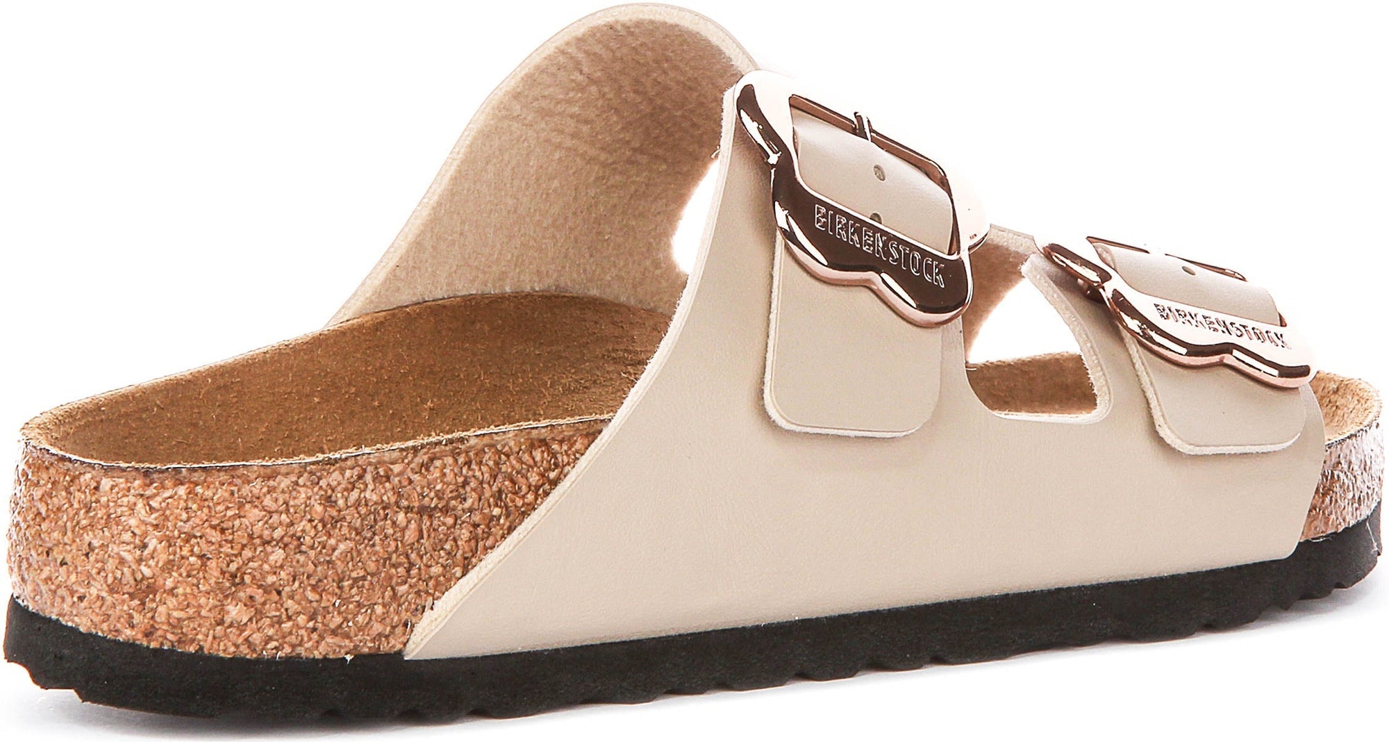 Birkenstock Arizona Sandalen | Zandkleurig Birko-Flor - Bloemenprint voor Kinderen - Normale Pasvorm