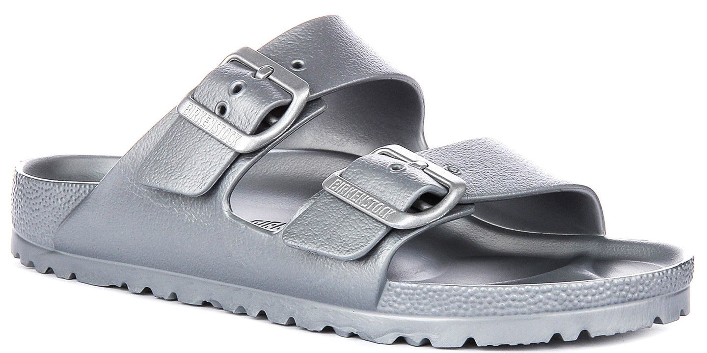 Sandalias Birkenstock Arizona | EVA plateado para hombres y mujeres - Ajuste estrecho