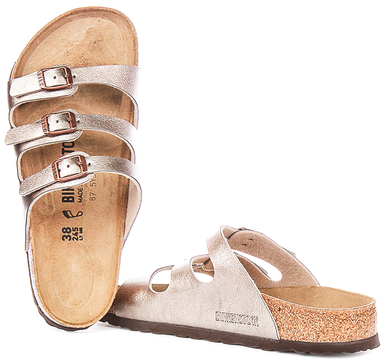 Sandalias Birkenstock Florida | Birko-Flor topo para mujeres - Ajuste regular