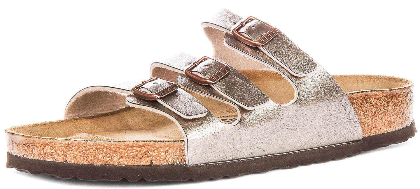 Sandalias Birkenstock Florida | Birko-Flor topo para mujeres - Ajuste regular