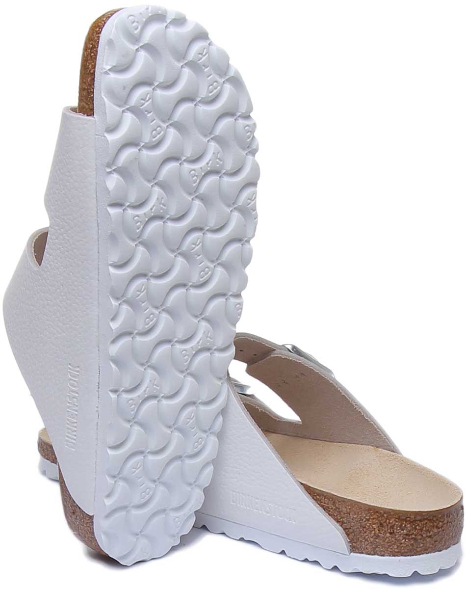 Birkenstock Arizona Sandalen | Wit nubuck leer voor Dames