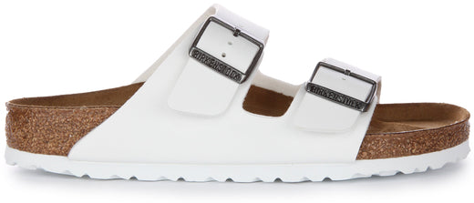 Sandales Birkenstock Arizona | Birko-Flor blanc pour femmes
