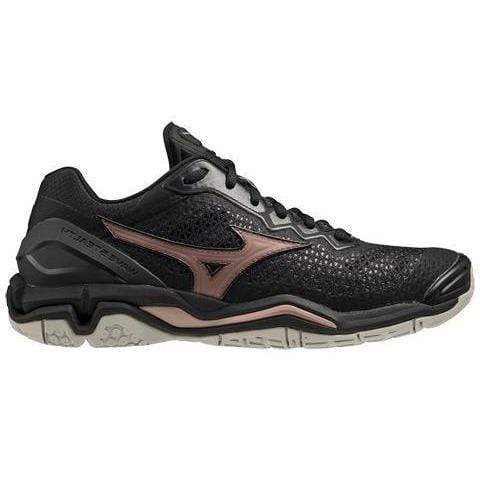 Mizuno Wave Stealth V NB para mujer ancho