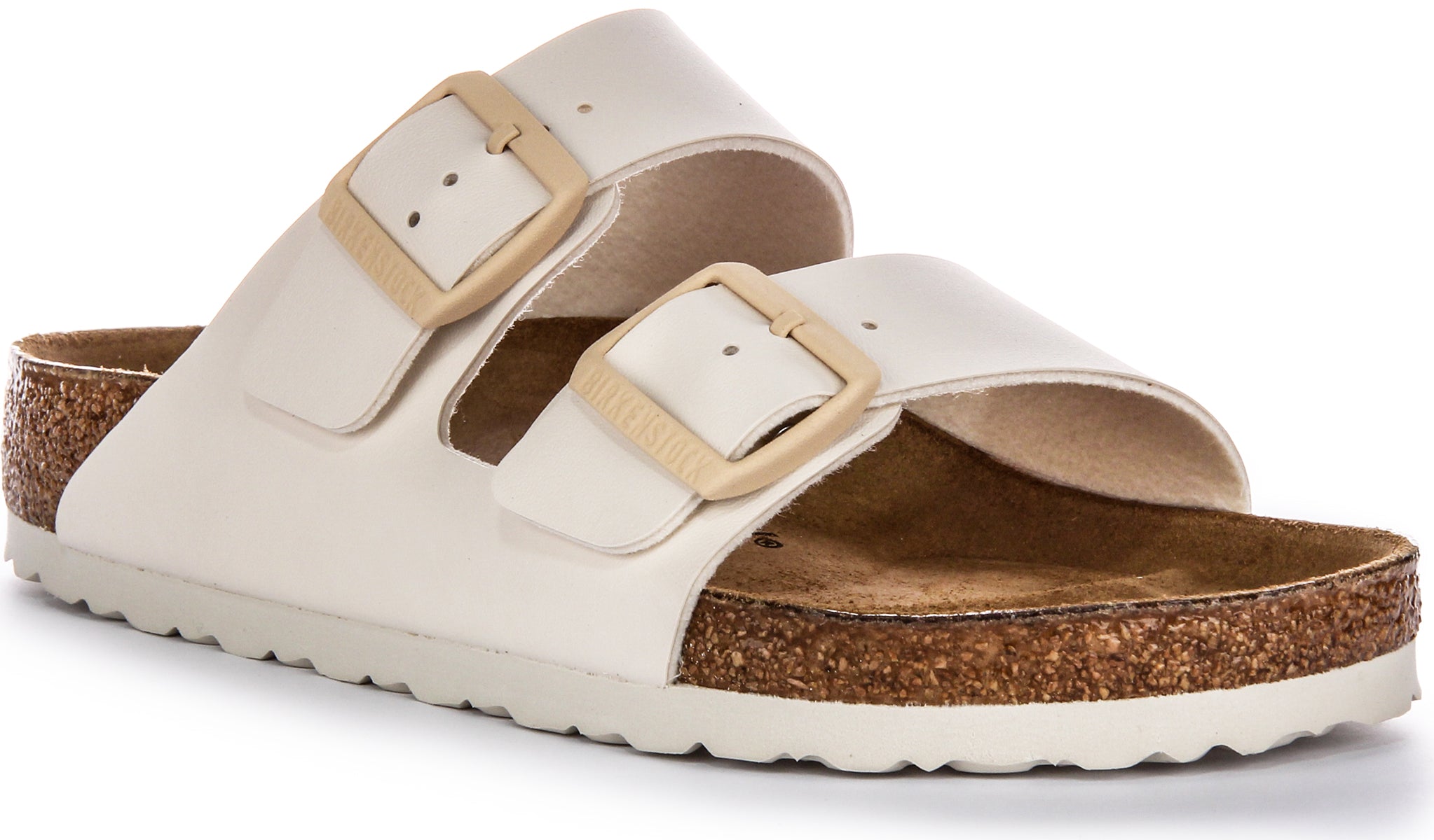Birkenstock Arizona Sandalen | Beige Birko-Flor voor dames